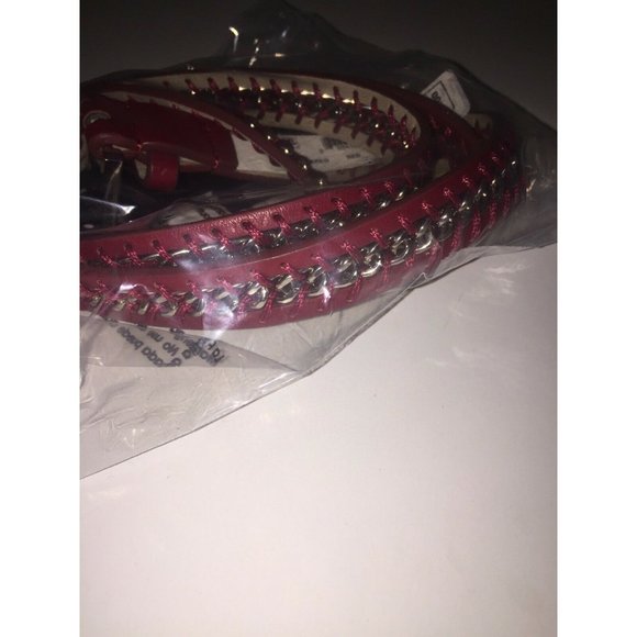 Style & co. Skinny Chain Inlay Belt, Size Medium, Retail $34.00 - Picture 3 of 5